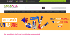 Desktop Screenshot of cadeauweb.fr